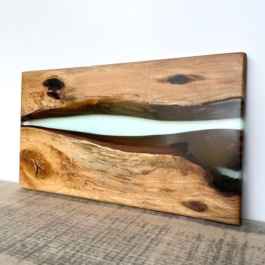 Spalted Maple Clear Epoxy Charcuterie Board